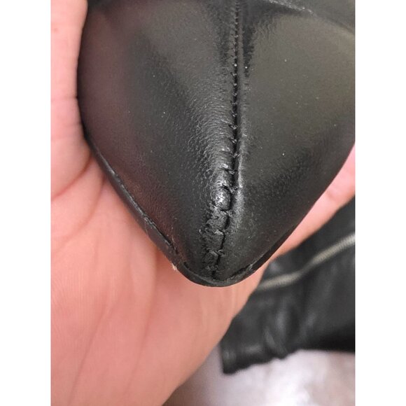 Bella Vita Leather Pointed Toe Ankle Boots Side Zippers & Kitten Heels Size 7.5w - Picture 12 of 13